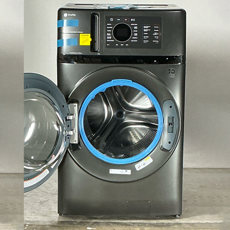 GE Profile 28 in. 4.8 cu. ft. UltraFast Smart Electric Front Load Ventless All-in-One Combo with Heat Pump, Sensor Dry, Sanitize & Steam Cycle - Carbon Graphite (Open Box Fair Condition), , hires