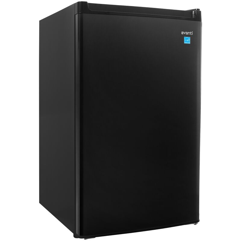 Avanti 20 in. 4.4 cu. ft. Mini Fridge with Freezer Compartment - Black, Black, hires