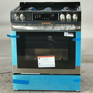 Frigidaire 30 in. 5.1 cu. ft. Standard Convection Gas Range with 5 Sealed Burners - Stainless Steel (Open Box Excellent Condition), , hires