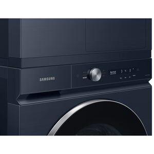 Samsung Bespoke 27 in. 7.8 cu. ft. Smart Stackable Ventless Electric Heat Pump Dryer with AI Optimal Dry, MultiControl, Sanitize Cycle & Sensor Dry - Brushed Navy, , hires