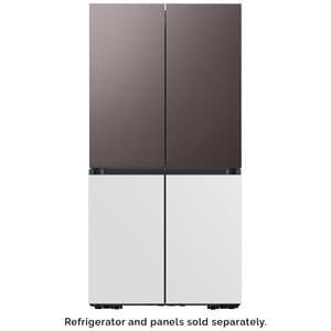 Samsung BESPOKE 4-Door Flex Bottom Panel for Refrigerators - White Glass, , hires