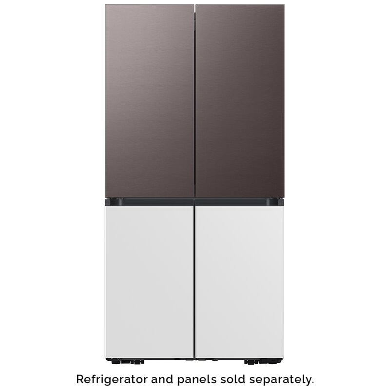 Samsung BESPOKE 4-Door Flex Bottom Panel for Refrigerators - White Glass, , hires