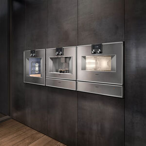 Gaggenau 400 Series 24 in. 2.1 cu. ft. Smart Top Control Steam Electric Wall Oven with Convection Cooking & Left-Hand Hinged Door- Stainless Steel, , hires