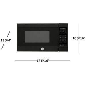 GE Spacemaker 17 in. 0.7 cu. ft. 700W Countertop Microwave - Black, Black, hires