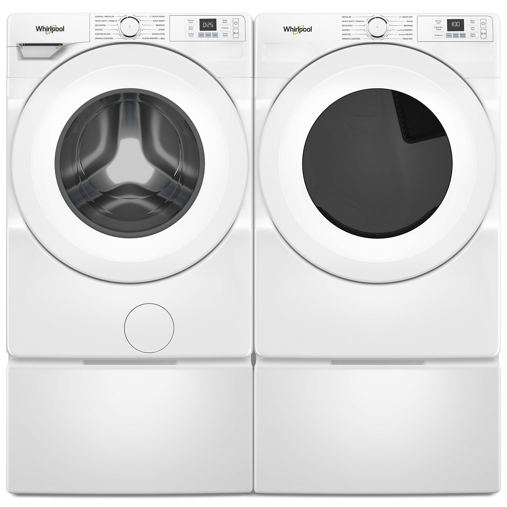 Whirlpool wash and dry cycle hotsell
