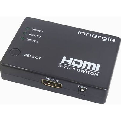 Innergie Video Accessory - HDMI Switch 3 to 1 | AVHDHD301