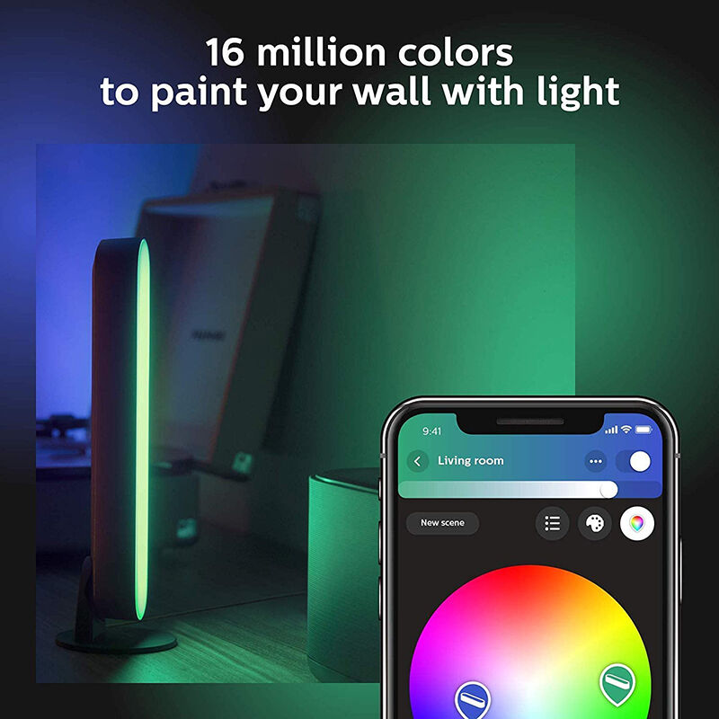 Philips Hue Play White & Color Ambiance LED Light Black 2-Pack for sale online 