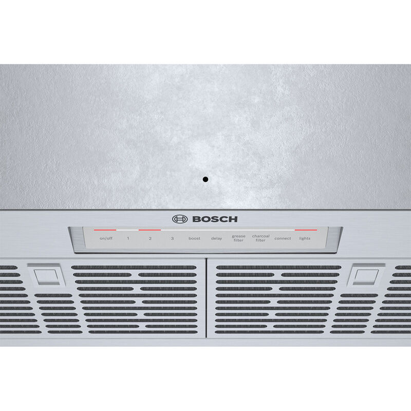 Bosch 300 Series 36 in. Smart Convertible Standard Style Range Hood with 300 CFM, 4 Fan Speeds & 2 LED Lights - Stainless Steel, , hires