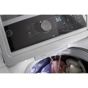 GE 27 in. 4.5 cu. ft. Top Load Washer with Agitator & Sanitize with Oxi - White, , hires