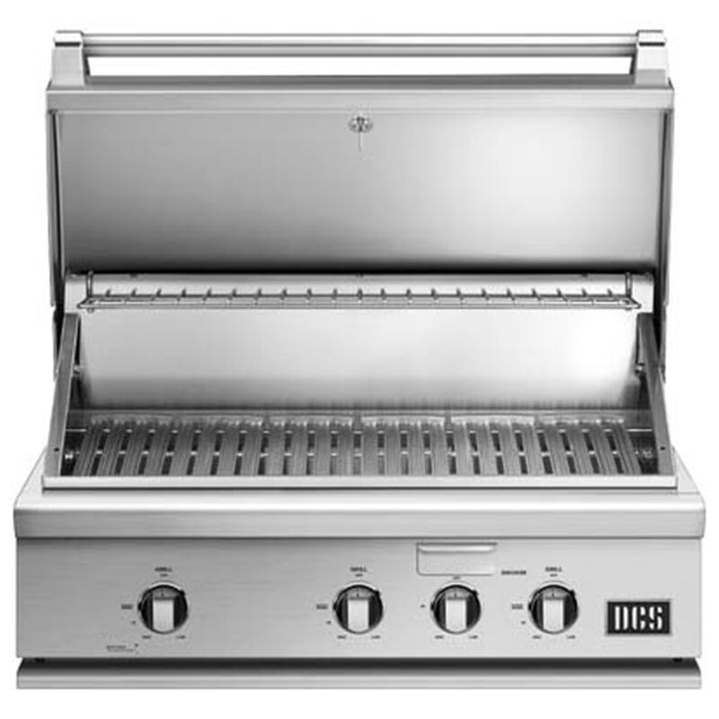 DCS Series 7 36 in. 3-Burner Built-In Liquid Propane Gas Grill with Smoker Box - Stainless Steel, , hires
