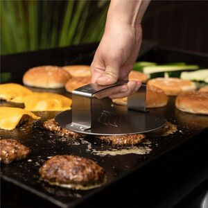Blackstone National Griddle Week 28 in. 2-Burner Liquid Propane Gas Flat Top Griddle with Side Tables & 524 sq. in. Cooking Surface - Black, , hires