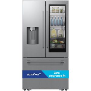 Samsung 36 in. 28.5 cu. ft. Smart French Door Refrigerator with Ice & Water Dispenser - Fingerprint Resistant Stainless, , hires