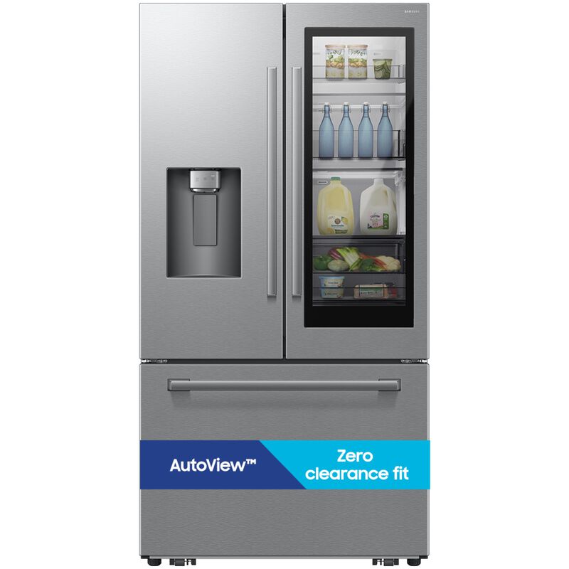 Samsung 36 in. 28.5 cu. ft. Smart French Door Refrigerator with Ice & Water Dispenser - Fingerprint Resistant Stainless, , hires