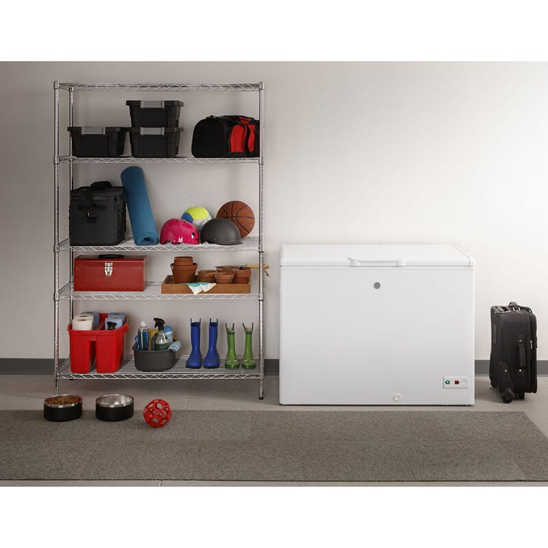 GE 44 in. 10.7 cu. ft. Garage-Ready Chest Freezer - White, , hires