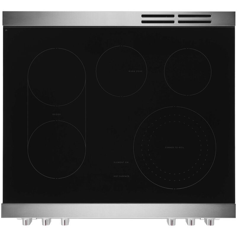 Frigidaire Professional 30 in. 6.2 cu. ft. Smart Air-Fry True European Convection Steam Oven Electric Range with Smoothtop Burners - Stainless Steel, , hires