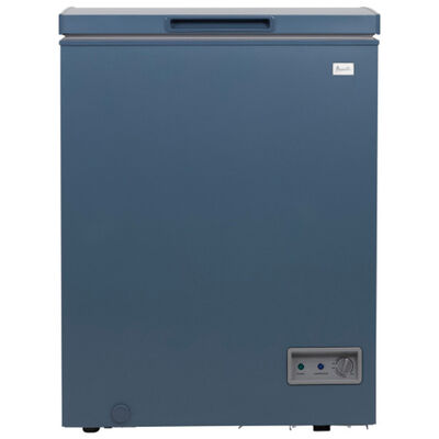 Avanti 25 in. 5.0 cu. ft. Chest Compact Freezer with Knob Control - Slate Blue | AVCF50SB