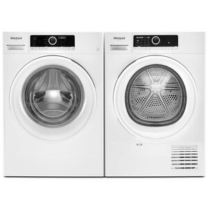Whirlpool 24 in. 4.3 cu. ft. Ventless Electric Dryer for Small Spaces - White, , hires