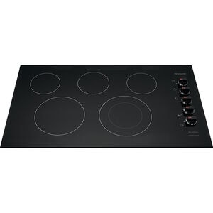 Frigidaire 36 in. 5-Burner Electric Cooktop with Simmer Burner & Power Burner - Black, , hires