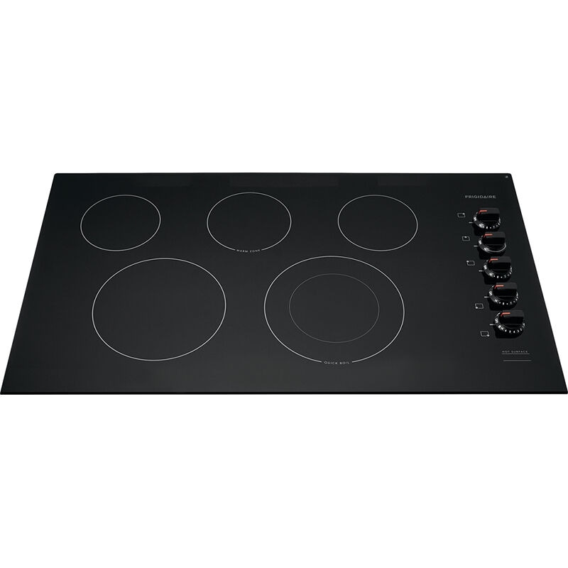 Frigidaire 36 in. 5-Burner Electric Cooktop with Simmer Burner & Power Burner - Black, , hires