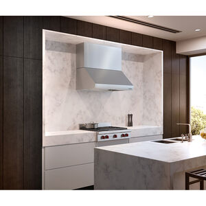 Wolf 42 in. Ducted Canopy Pro Style Style Range Hood with 2 LED Lights - Stainless Steel, , hires