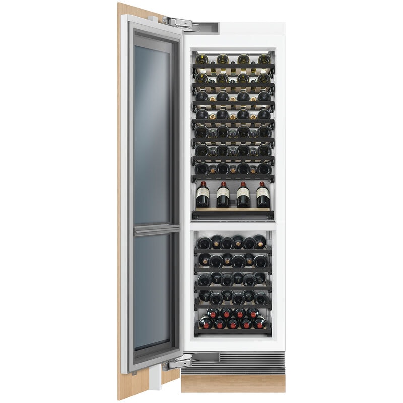 Fisher & Paykel Series 11 24 in. Built-in Column Wine Cabinet with Wood Racks, Dual Temperature Zones & 91 Bottle Capacity - Custom Panel Ready, , hires