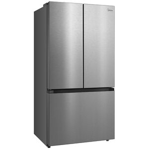 Midea 33 in. 22.6 cu. ft. Smart Counter Depth Garage-Ready French Door Refrigerator with Ice Maker - Stainless Steel, , hires