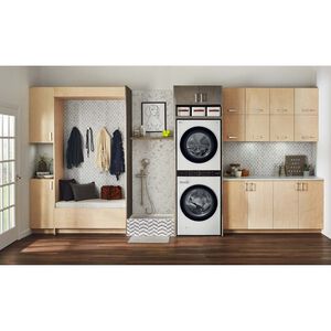 LG 27 in. WashTower with 4.5 cu. ft. Washer with 6 Wash Programs & 7.4 cu. ft. Electric Dryer with 6 Dryer Programs, Sensor Dry & Wrinkle Care - White, White, hires