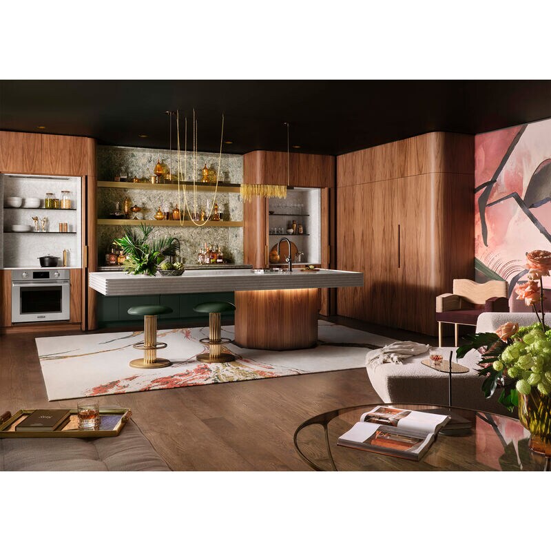 Signature Kitchen Suite 30 in. 4.7 cu. ft. Smart Steam Electric Single Wall Oven with True European Convection - Stainless Steel, , hires