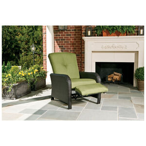 Hanover Strathmere Patio Furniture Reclining Lounge Chair - Green, , hires