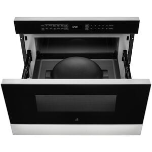 JennAir Noir 30 in. 1.2 cu. ft. 950W Drawer Microwave with Sensor Cooking - Floating Glass Black, , hires