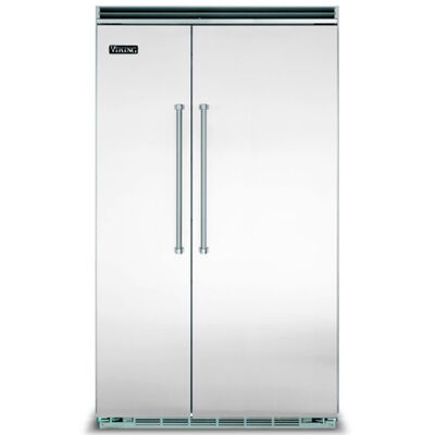 Viking 5 Series 48 in. 29.1 cu. ft. Built-In Counter Depth Side-by-Side Refrigerator - Stainless Steel | VCSB5483SS
