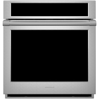 Monogram Statement Series 27 in. 4.3 cu. ft. Smart Electric Single Wall Oven with True European Convection - Stainless Steel | ZKS90DPSZSS