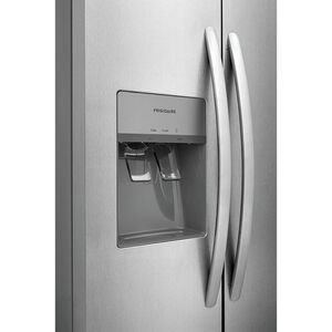 Frigidaire 33 in. 22.3 cu. ft. Side by Side Refrigerator with Ice & Water Dispenser - Stainless Steel, Stainless Steel, hires