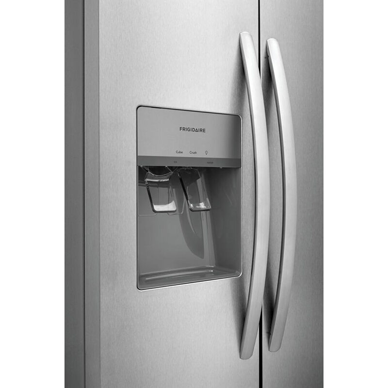 Frigidaire 33 in. 22.3 cu. ft. Side by Side Refrigerator with Ice & Water Dispenser - Stainless Steel, Stainless Steel, hires