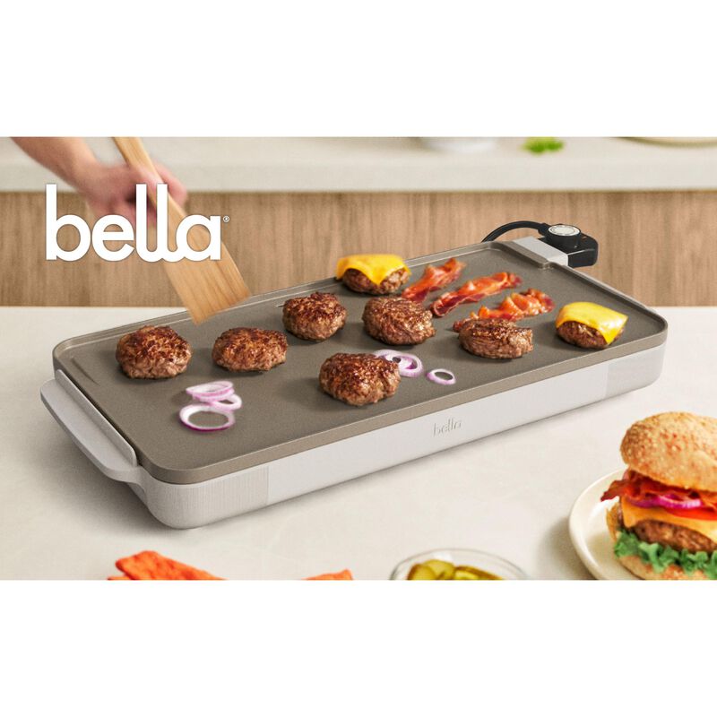 Bella 10" x 20" Griddle - Oatmilk, , hires