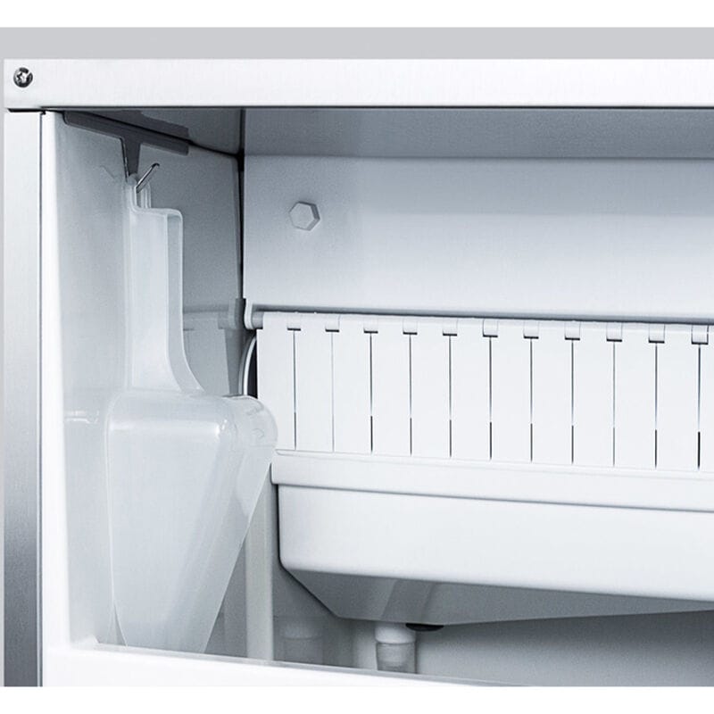 Summit 15 in. Built-In Undercounter Outdoor Commercial-Use Ice Maker with 26 lb. Ice Storage & Auto-Defrost - Custom Panel Ready, , hires