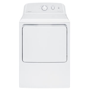 Hotpoint 27 in. 6.2 cu. ft. Electric Dryer with Aluminized Alloy Drum - White, , hires