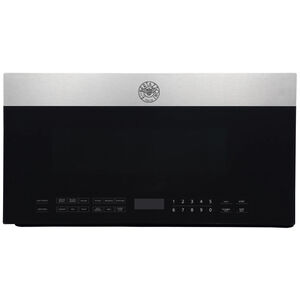 Bertazzoni 30 in. 1.9 cu. ft. Over-the-Range Microwave with 10 Power Levels, 300 CFM & Sensor Cooking Control - Stainless Steel, , hires