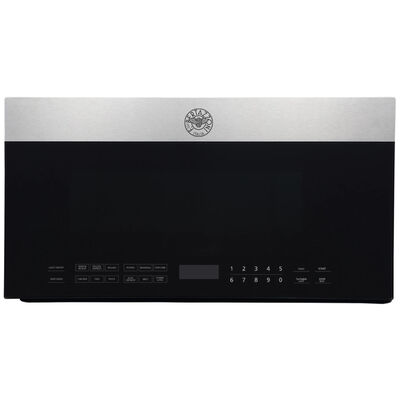 Bertazzoni 30 in. 1.9 cu. ft. Over-the-Range Microwave with 10 Power Levels, 300 CFM & Sensor Cooking Control - Stainless Steel | KOTR30XV