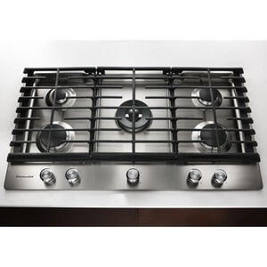 KitchenAid 30 in. 5-Burner Natural Gas Cooktop with Simmer Burner & Power Burner - Stainless Steel, , hires