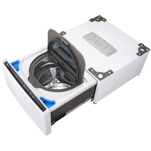 LG SideKick 27 in. 1.0 cu. ft. TwinWash Compatible Pedestal Washer - White, , hires