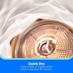 Midea 24 in. 4.4 cu. ft. Smart Stackable Ventless Electric Dryer with Heat Pump & Sensor Dry - Charcoal Gray, , hires