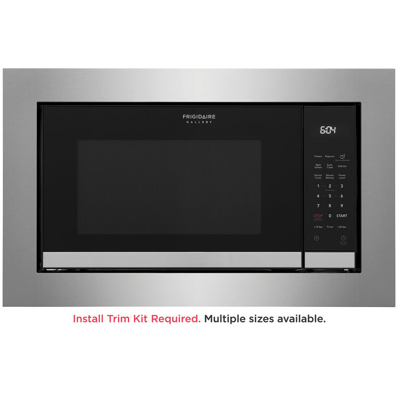 Frigidaire Gallery 24 in. 2.2 cu. ft. 1100W Built-In Microwave with Sensor Cooking - Stainless Steel, , hires