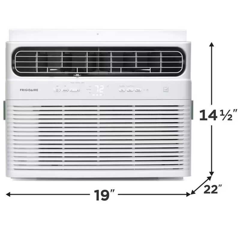 Frigidaire 14,000 BTU 115V Smart Energy Star Window Air Conditioner with Inverter, 3 Fan Speeds, Sleep Mode & Remote Control - White, , hires