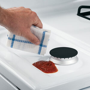 Hotpoint 30 in. 4.8 cu. ft. Gas Range with 4 Sealed Burners - White, , hires