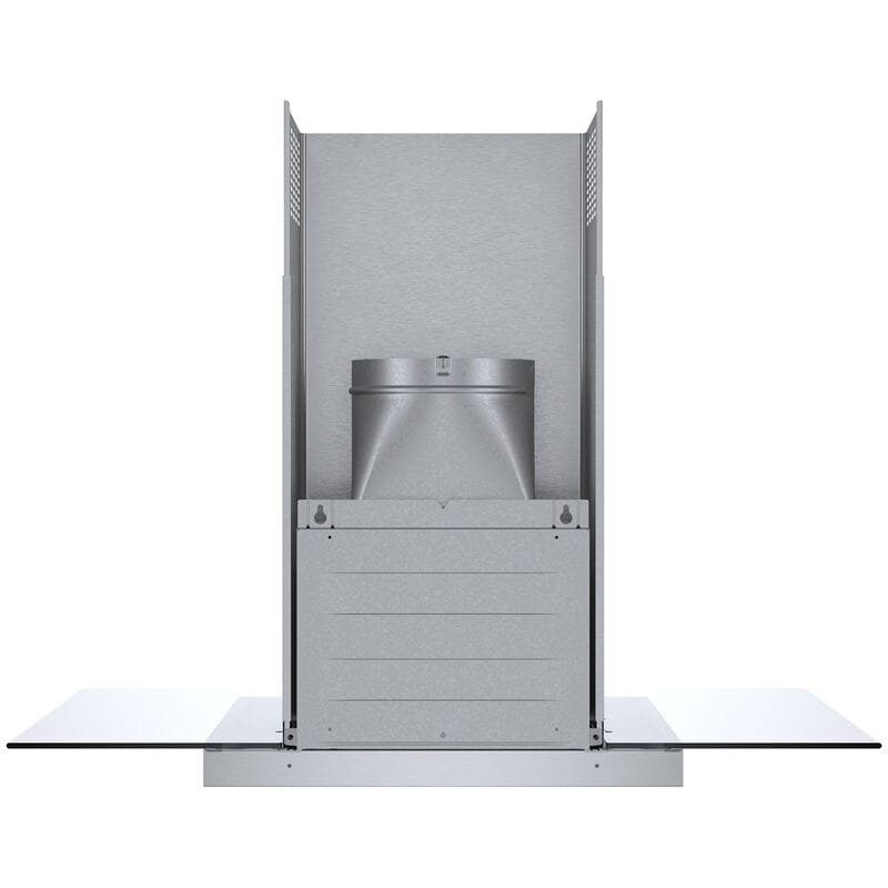 Bosch Benchmark Series 36 in. Convertible Chimney Style Range Hood with 600 CFM, 4 Fan Speeds & 2 Halogen Lights - Stainless Steel, , hires