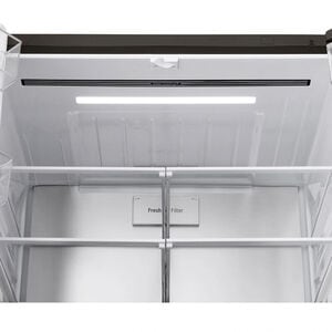 LG 36 in. 28.6 cu. ft. Smart 4-Door French Door Refrigerator with Ice & Water Dispenser - PrintProof Black Stainless Steel, PrintProof Black Stainless Steel, hires