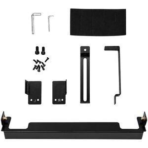Equator Universal Laundry Pedestal for 24" Washer, Dryer & Combo with Storage Drawer - Black, , hires