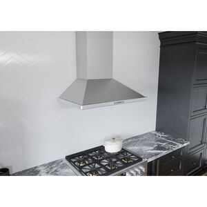 Zephyr 30 in. Chimney Style Range Hood with 6 Speed Settings, 700 CFM, Convertible Venting & 2 LED Lights - Stainless Steel, , hires