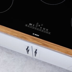 Bosch 800 Series 36 in. 5-Burner Electric Cooktop with Simmer Burner & Power Burner - Black, , hires